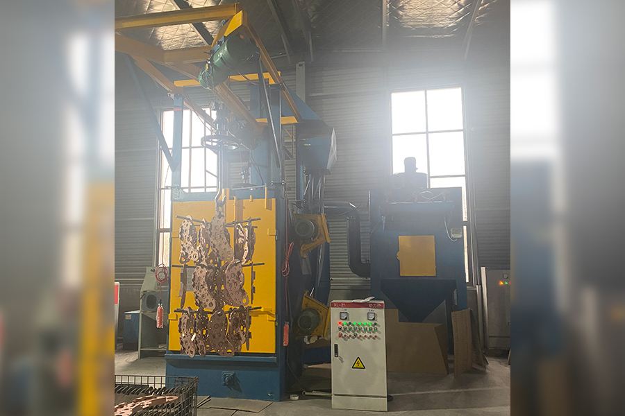 Hanging shot blasting machine